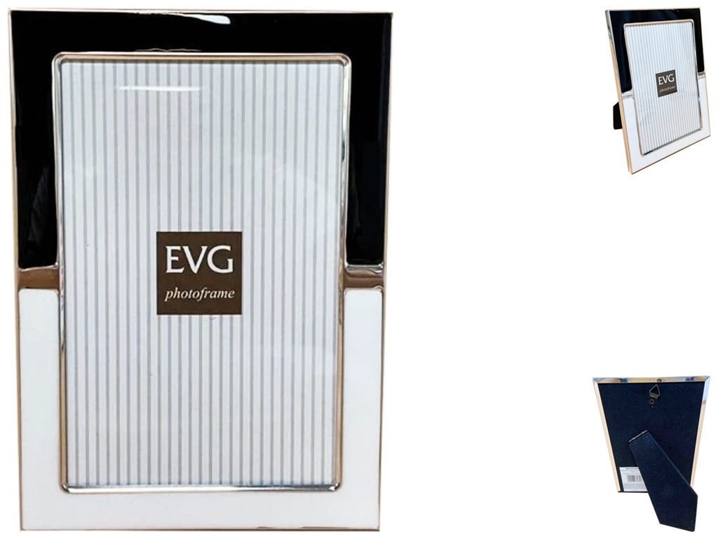 Фоторамка EVG Onix, 10x15см, чорно-біла, 6900068846418