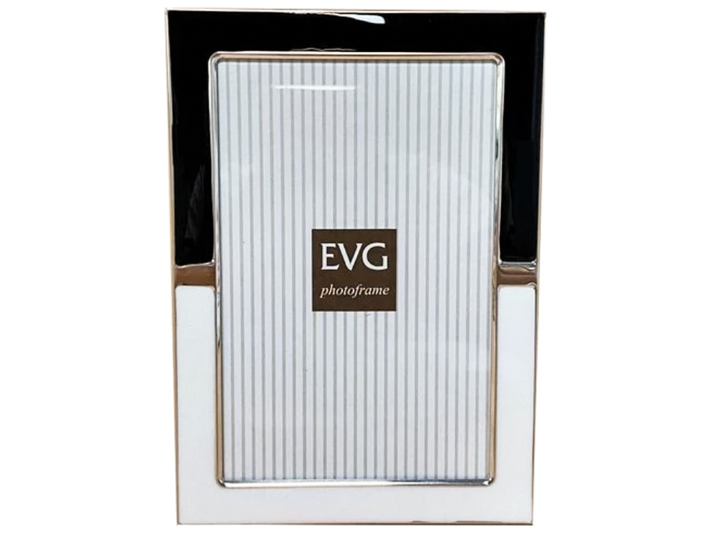 Фоторамка EVG Onix, 10x15см, чорно-біла, 6900068846418