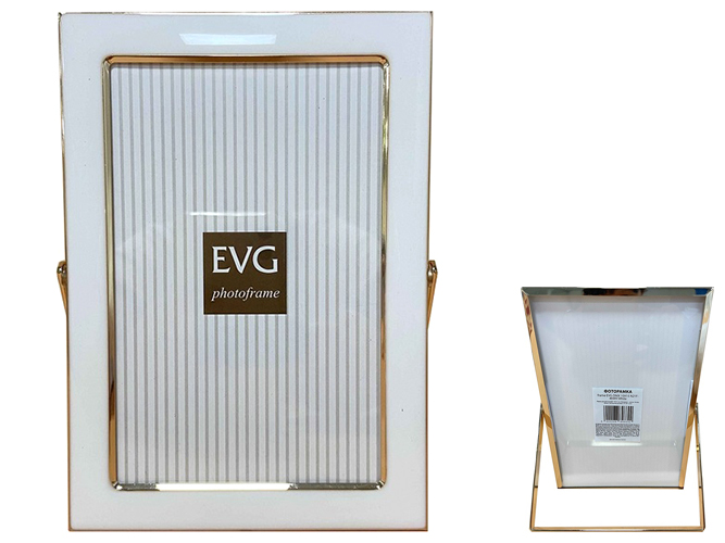 Фоторамка EVG Onix, 10x15см, біла, 6900068846692