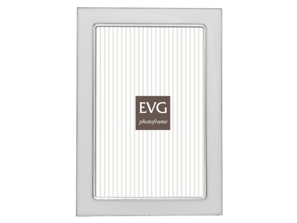 Фоторамка EVG Onix, настольная, металл, 10x15см, 12,3x17,5x1,3см, цвет белый