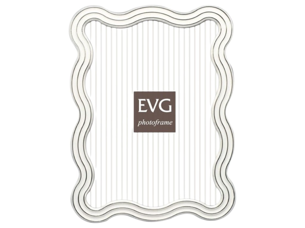 Фоторамка EVG Onix, настільна, метал, 10x15см, 12,1x17,5x1,5см, колір білий
