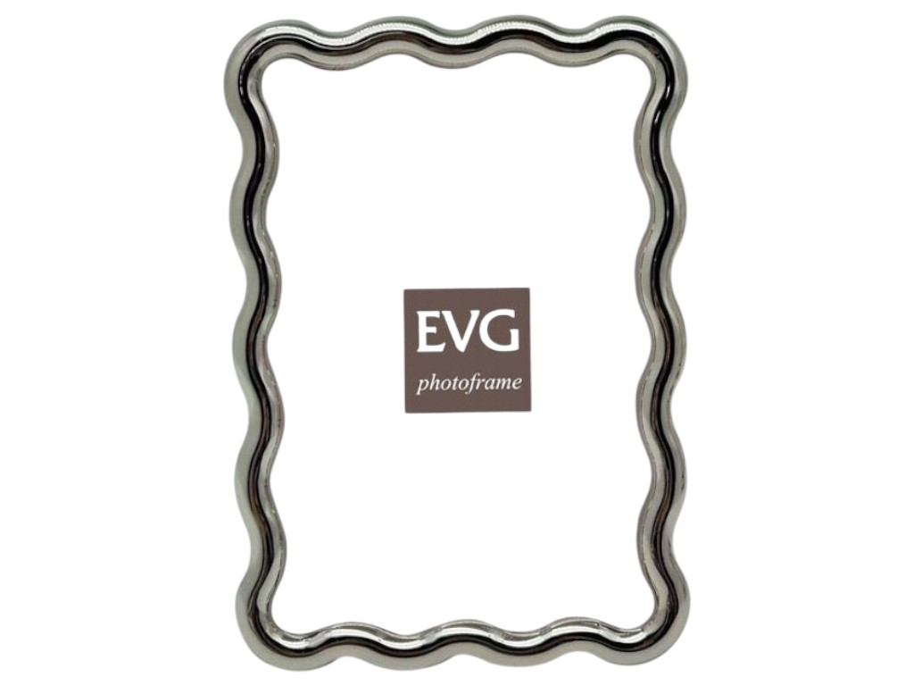 Фоторамка EVG Onix, настольная, металл, 10x15см, 12,1x17,5x1,5см, цвет серебристый