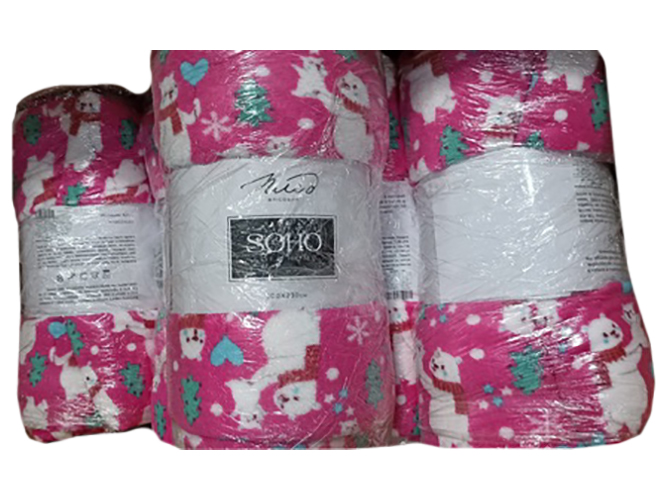 Плед Soho Christmas bears (тонкий), 200x230см, 6900068417731