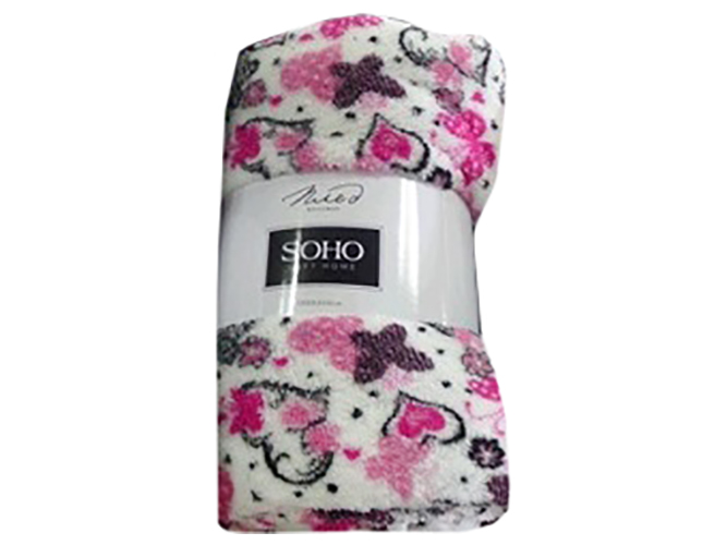 Плед Soho Butterflies light (тонкий), 200x230см, 6900068417816