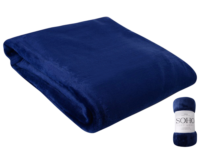 Плед Soho Dark indigo, 150x200см, 6900068787223