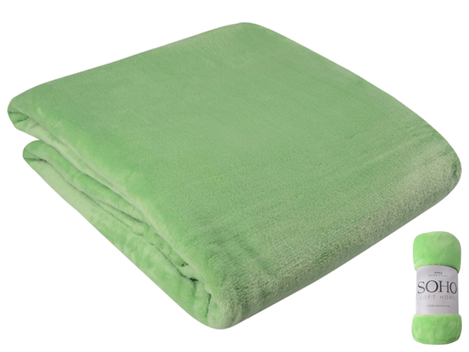 Плед Soho Olive plush, 200x220см, 6900068787292
