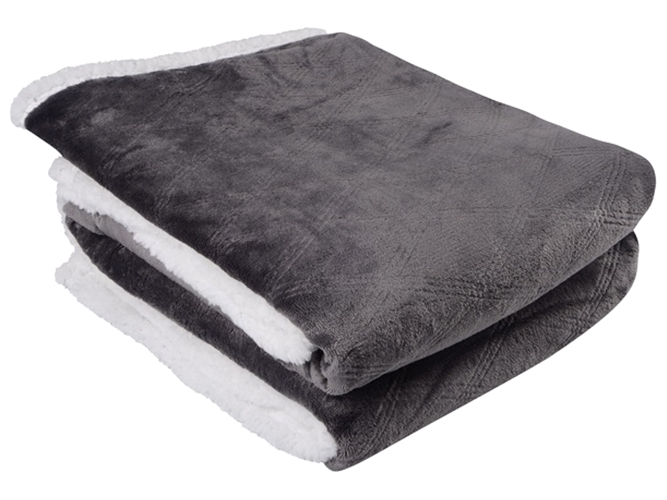 Одеяло флисовое Soho Plush hugs Graphite, 150x200см, 6900068787384