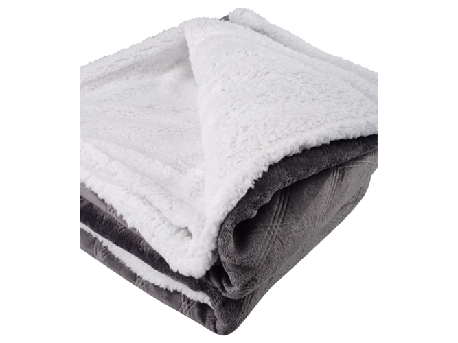 Одеяло флисовое Soho Plush hugs Graphite, 150x200см, 6900068787384