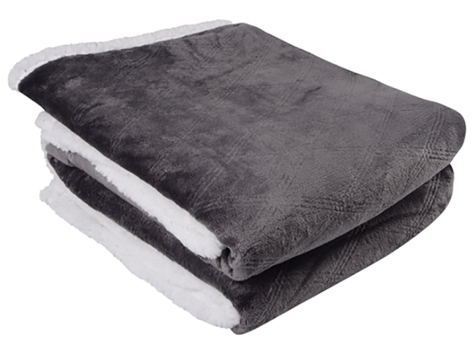 Одеяло флисовое Soho Plush hugs Graphite, 200x220см, 6900068787414