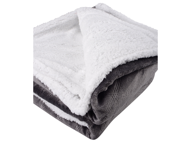 Одеяло флисовое Soho Plush hugs Graphite, 200x220см, 6900068787414