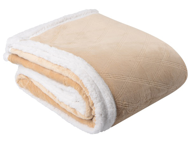Одеяло флисовое Soho Plush hugs Beige, 200x220см, 6900068787421