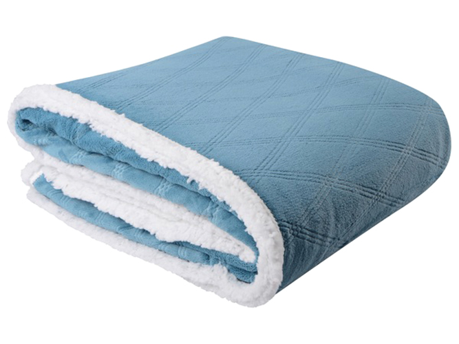 Одеяло флисовое Soho Plush hugs Silver blue, 200x220см, 6900068787438