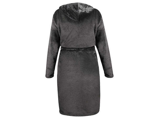 Халат флисовый Soho Deep graphite с кап., размер XL