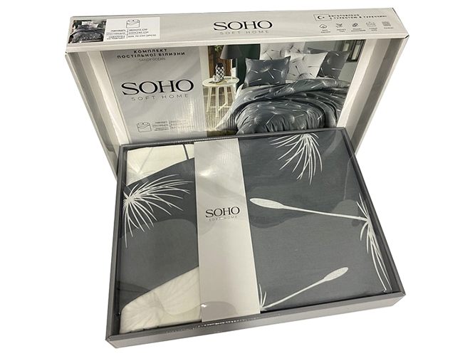 Комплект пост.белья Soho Space двуспальный, хлопок 100%, 8690068910612