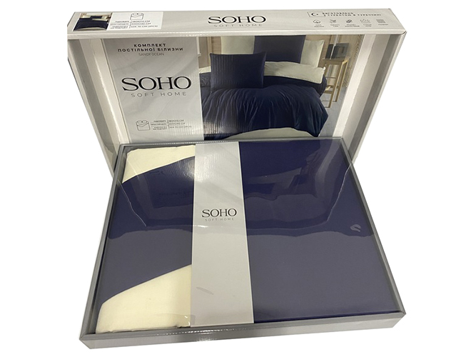 Комплект пост.белья Soho Sandy Ocean полутораспальный, хлопок 100%, 8690068910735
