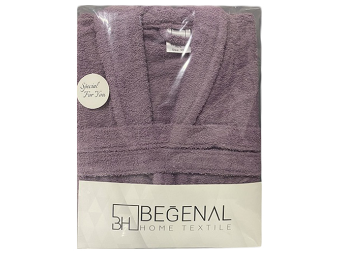 Халат банний Soho Purple, розмір XL, бавовна 100%, 8690068922851