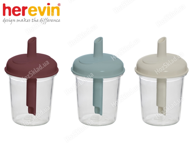Емкость для сыпучих продуктов Herevin Conical Sugar Nordic mix 320мл 82403