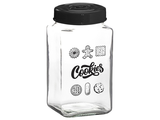 Банка Herevin Cookies, квадратна, 2л, 8699038091030