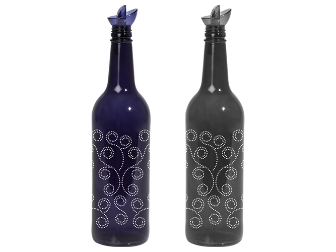 Пляшка для олії Herevin Dark Blue-Grey-Ivy Mix, 750мл, 8699038088863