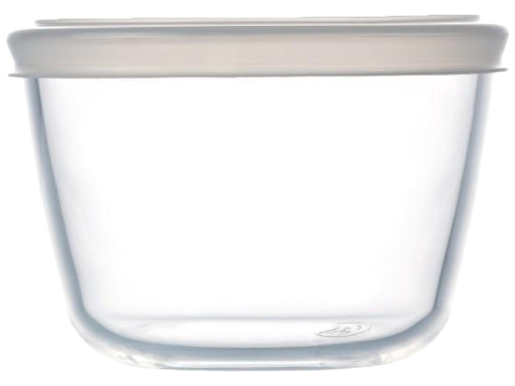 Форма для запікання Pyrex Cook & Freeze, з кришкою, боросилікатне скло, пластик, 600мл, 12×8см
