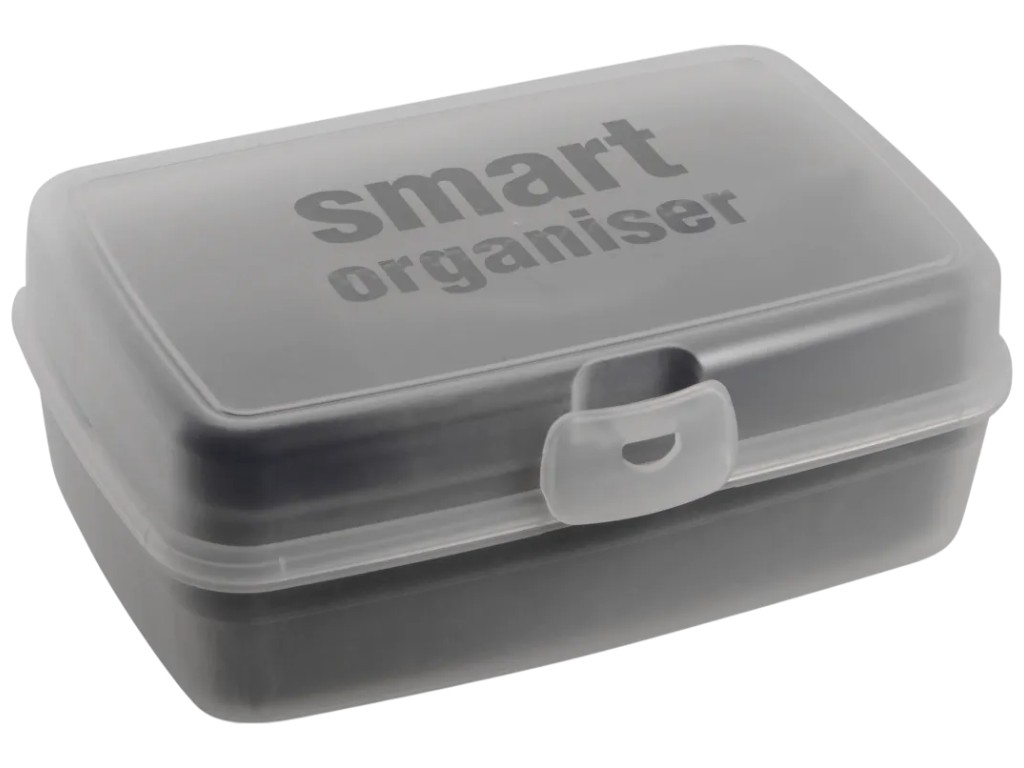Органайзер Herevin Grey Smart, пластик, 2,15 л, 8×14×22см, колір сірий