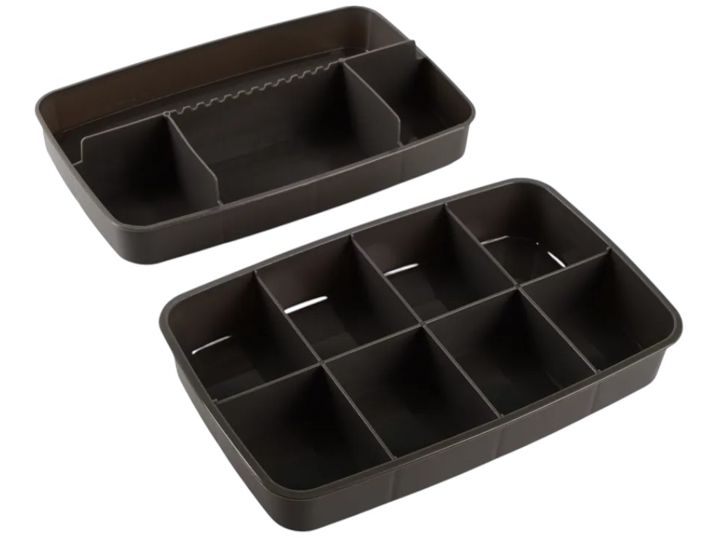 Органайзер Herevin Grey Smart, пластик, 2,15 л, 8×14×22см, колір сірий