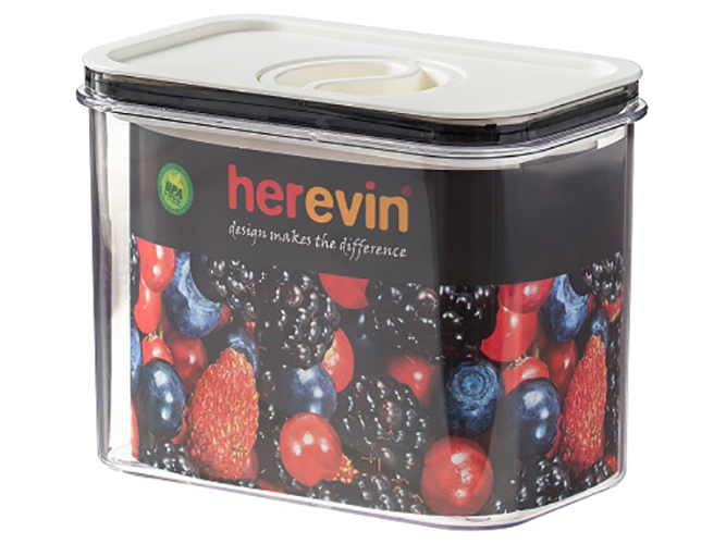 Контейнер пластиковый HEREVIN Canister-Vacuum Lid-White, вакумная крышка, 1,2л, 8699038113923