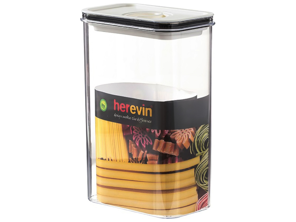 Контейнер Herevin Canister-Vacuum Lid-White, вакумна кришка, 2,5л, 8699038113961