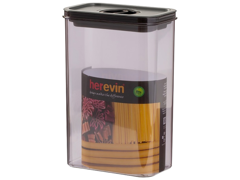 Контейнер Herevin Canister-Vacuum Lid-Black, вакумная крышка, 2,5л, 8699038120792