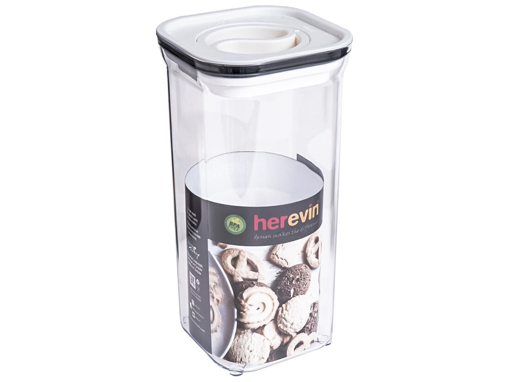 Контейнер Herevin Canister-Vacuum Lid-White, вакумна кришка, 1,5л, 8690070535889