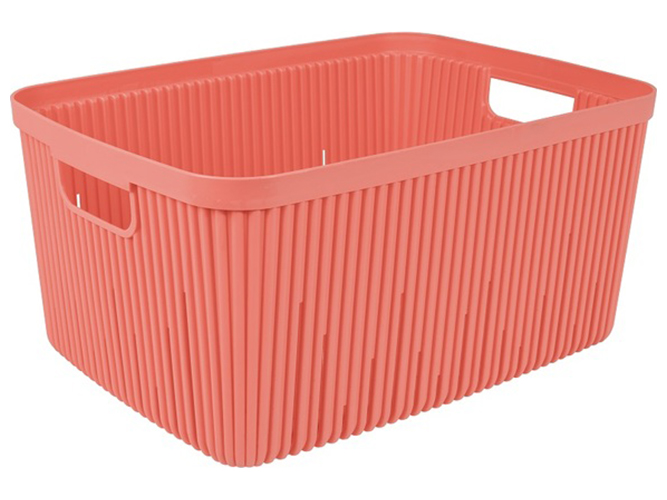 Кошик Herevin Pink, пластик, 18л, 40×29×20см, колір рожевий