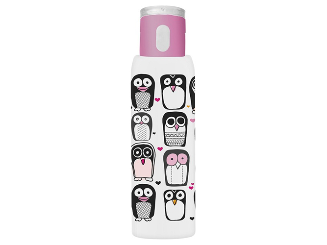 Пляшка для води Herevin Hanger-Heart Penguin, 500мл, для спорту, 8699038098237