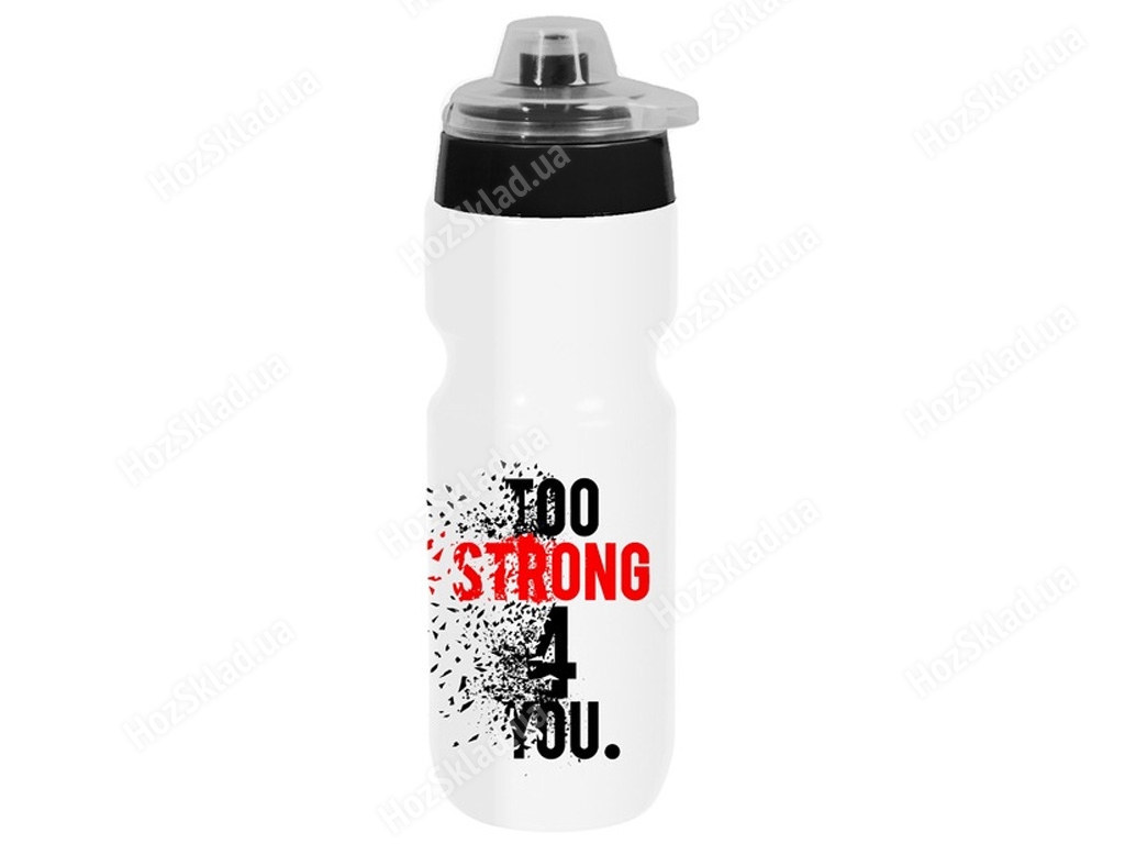 Пляшка для води пластикова Нerevin Strong4You для спорту, 660мл 8690069650173