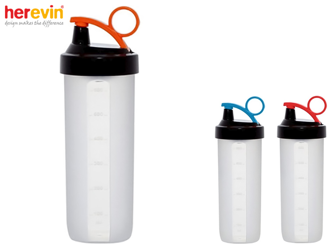 Пляшка для води Herevin Shaker для спорта, пластиковая 750мл 49918