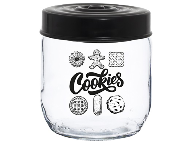 Банка Herevin Jar-Black Cookies, 425мл, 8699038109971