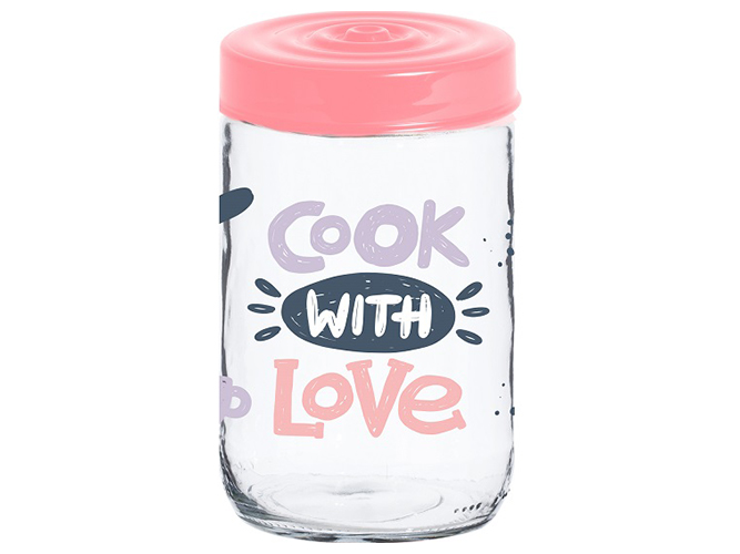 Банка Herevin Jar-Cook With Love, 660мл, 8699038110021