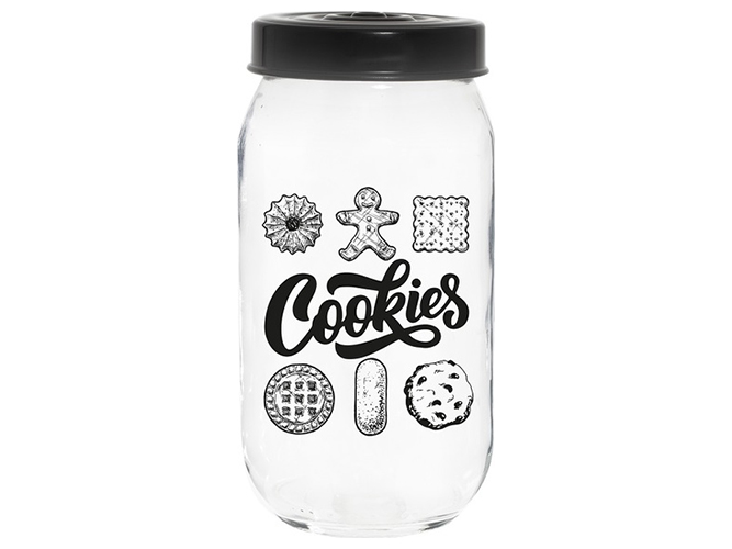 Банка Herevin Jar-Black Cookies, 1л, 8699038109995