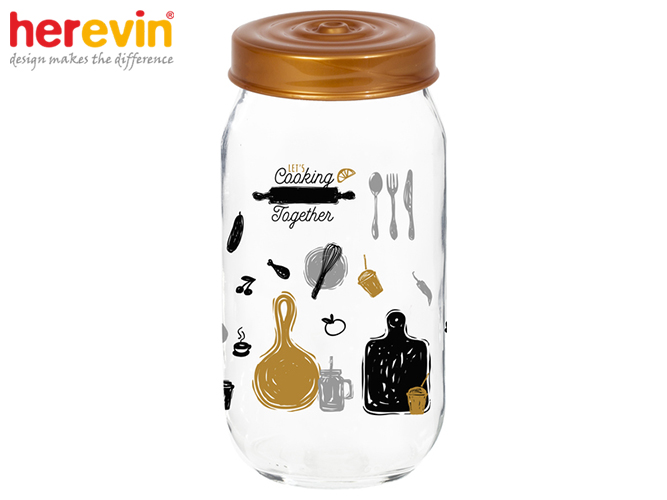 Банка Herevin Let's Cooking, 1л, 85817
