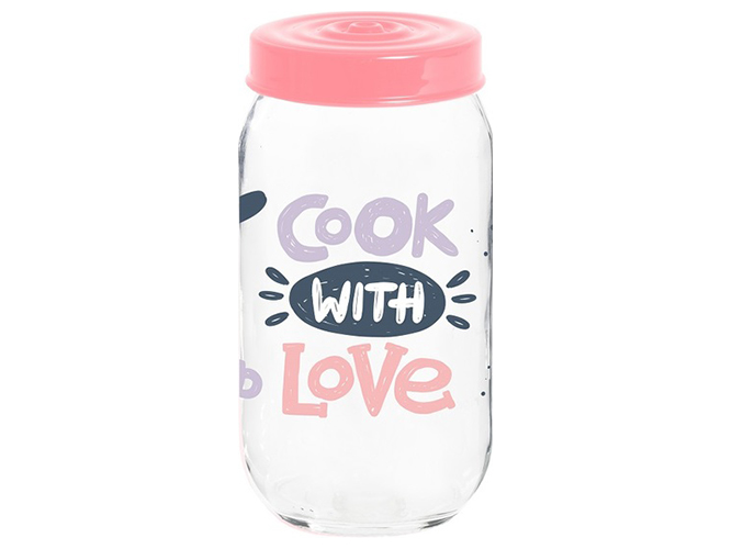 Банка Herevin Jar-Cook With Love, 1л, 8699038110038