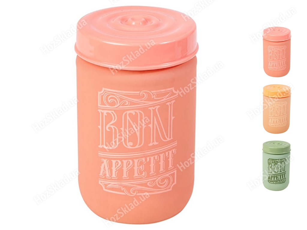 Банка Нerevin soft colours mix bon appetit, 660мл (ціна за 1шт) 8690069650654