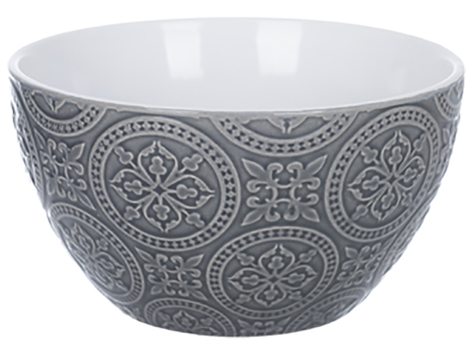 Салатник Limited Edition Pattern, сірий, 650мл, 6900065272593