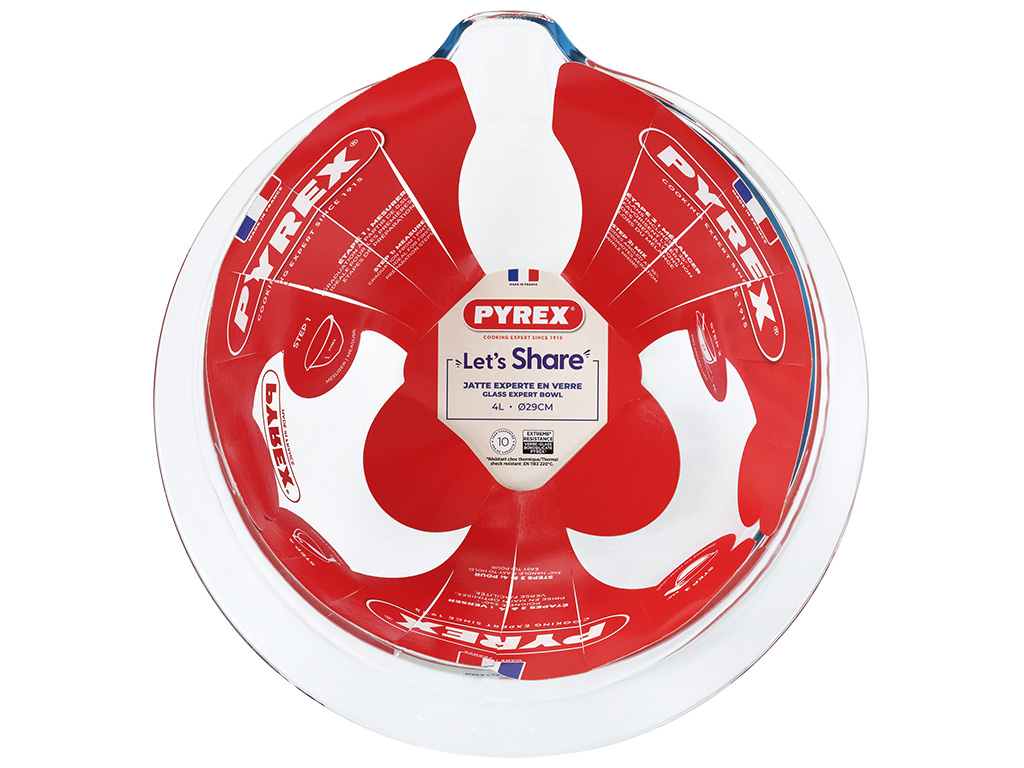 Миска стеклянная Pyrex Expert Bowl, с мерной шкалой, 4л, 34264702769