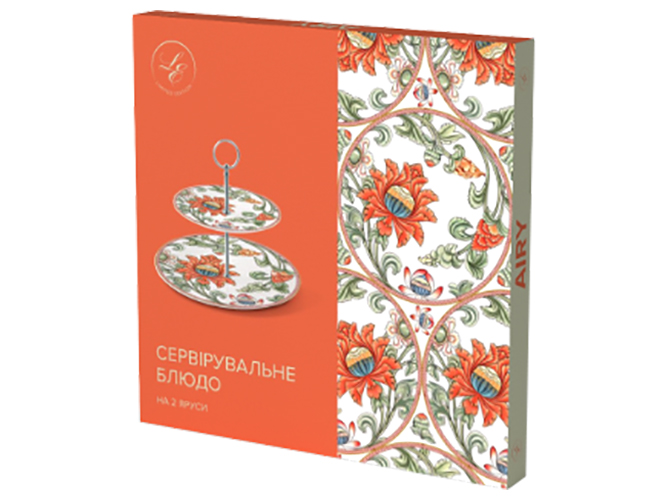 Блюдо Limited Edition Airy, 2 яруса, 19 и 26см, 6900069398060