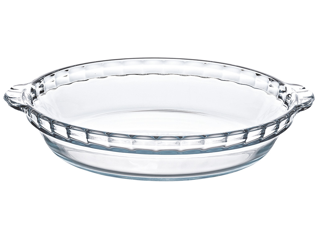 Форма стеклянная Pyrex, рефленая с ручками, 26х23см, 1,3л, 501076201065