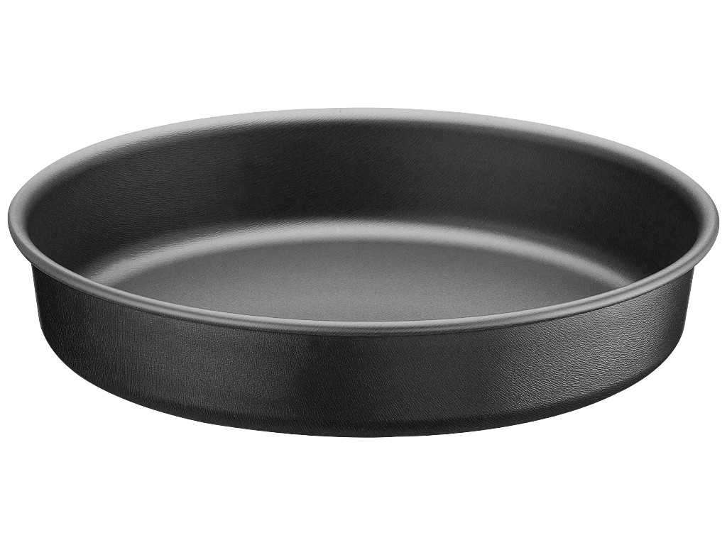 Форма для выпечки Tramontina Brasil, круглая, алюминий, 26см, цвет черный