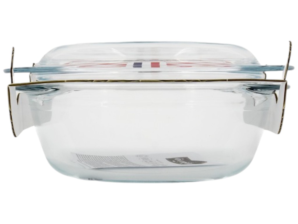 Каструля з кришкою O Cuisine Vidrio, кругла, боросилікатне скло, 2,1л (1,6л + 0,5л), 24×20х10см