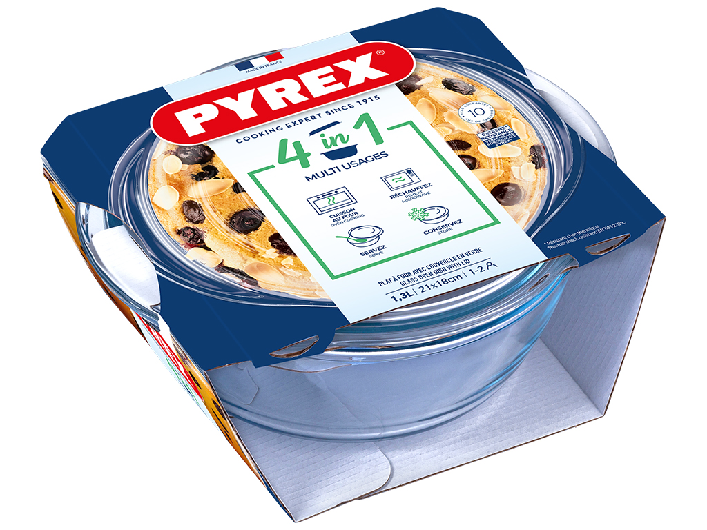 Каструля скляна Pyrex, 1,3л, 3426470269278