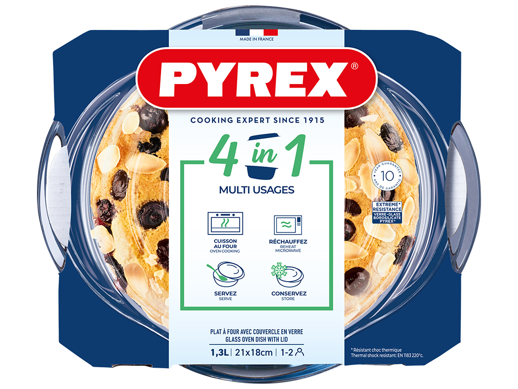 Каструля скляна Pyrex, 1,3л, 3426470269278