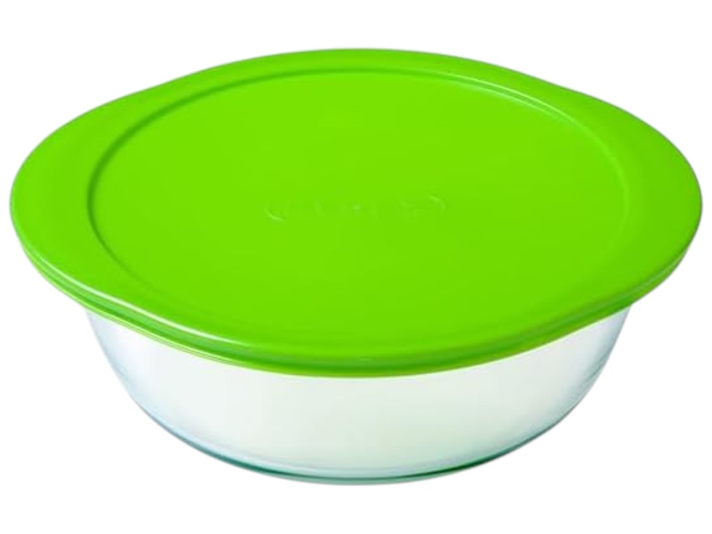 Форма для запекания Pyrex Cook & Store, с крышкой, боросиликатное стекло, пластик, 1л, 20×18×7см