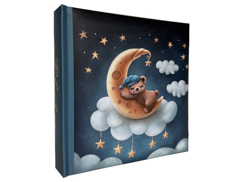 Фотоальбом EVG Sweet dreams, 20 сторінок, ламінований картон, 29×32см, дизайн ведмедик на місяці